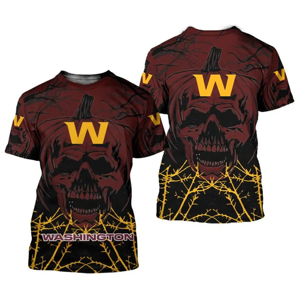 Washington Commanders x Halloween 3D T-shirt HA64