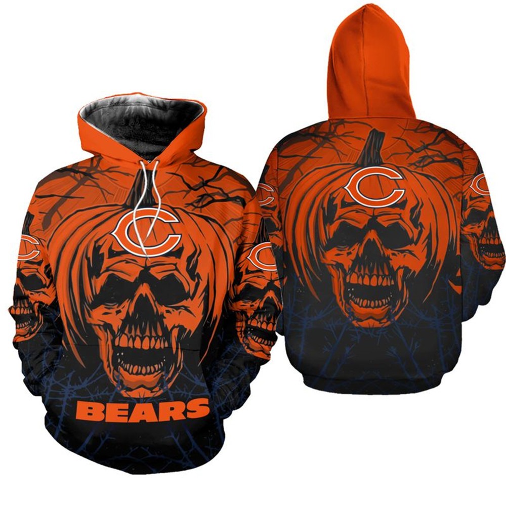 Chicago Bears x Halloween 3D Hoodie HA145