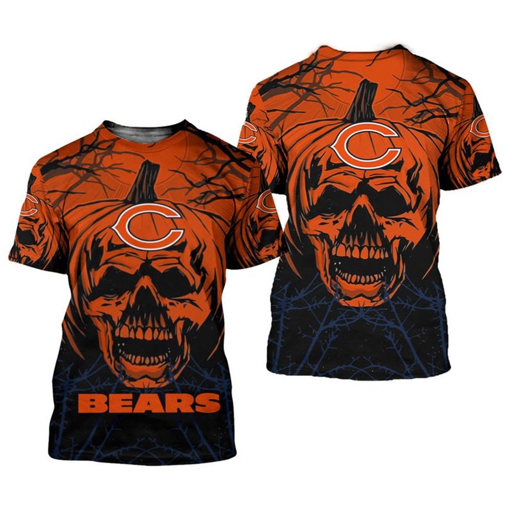 Chicago Bears x Halloween 3D T-shirt HA38