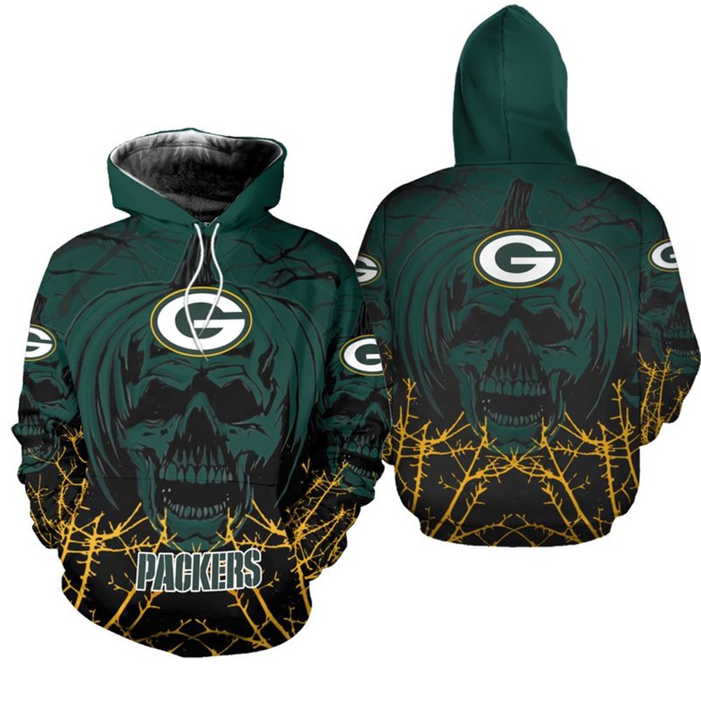 Green Bay Packers x Halloween 3D Hoodie HA151
