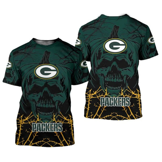 Green Bay Packers x Halloween 3D T-shirt HA44