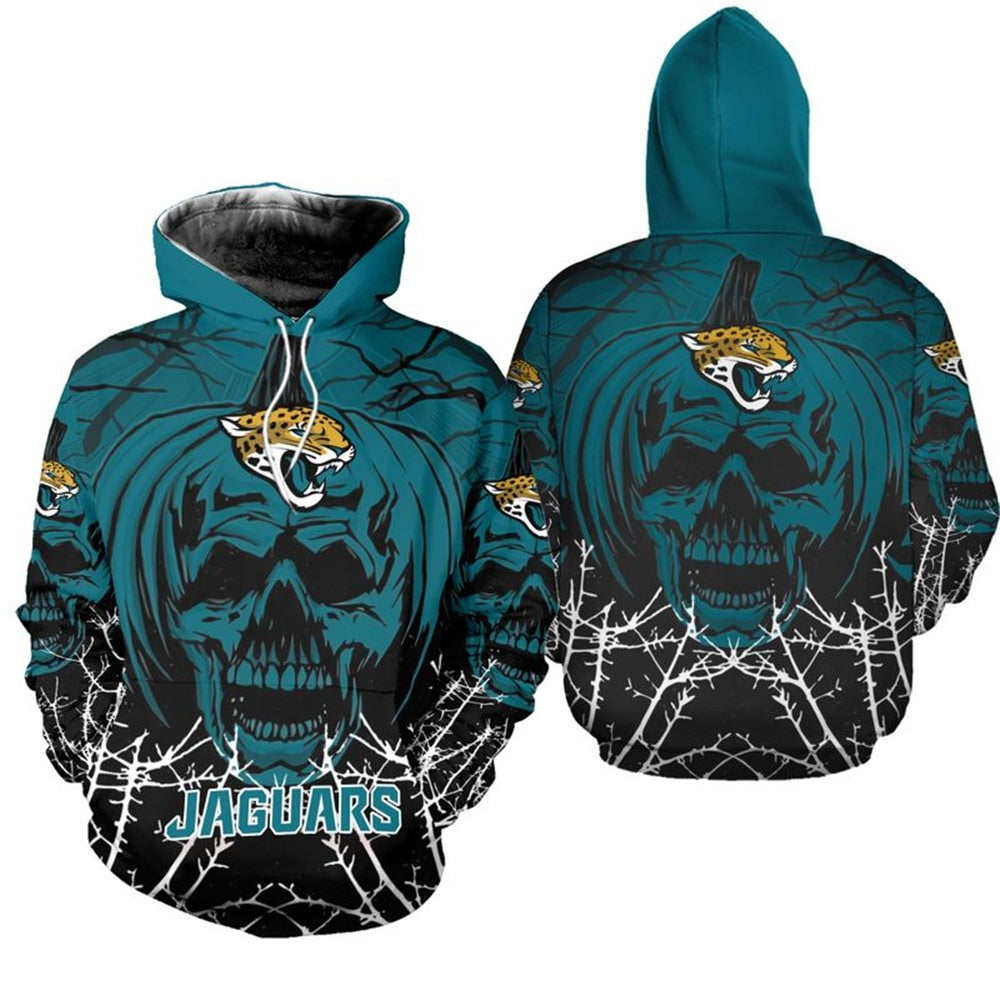 Jacksonville Jaguars x Halloween 3D Hoodie HA154