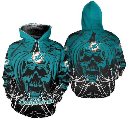 Miami Dolphins x Halloween 3D Hoodie HA159