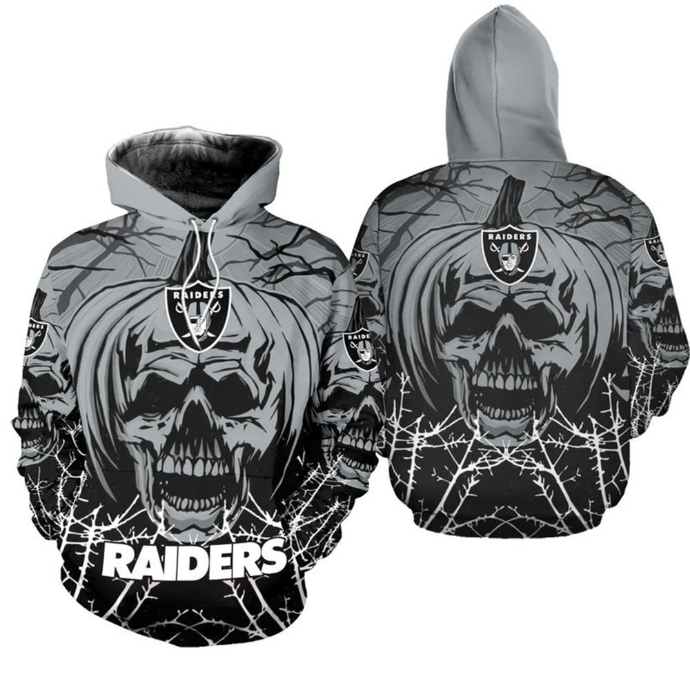 Las Vegas Raiders x Halloween 3D Hoodie HA156