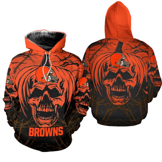 Cleveland Browns x Halloween 3D Hoodie HA147