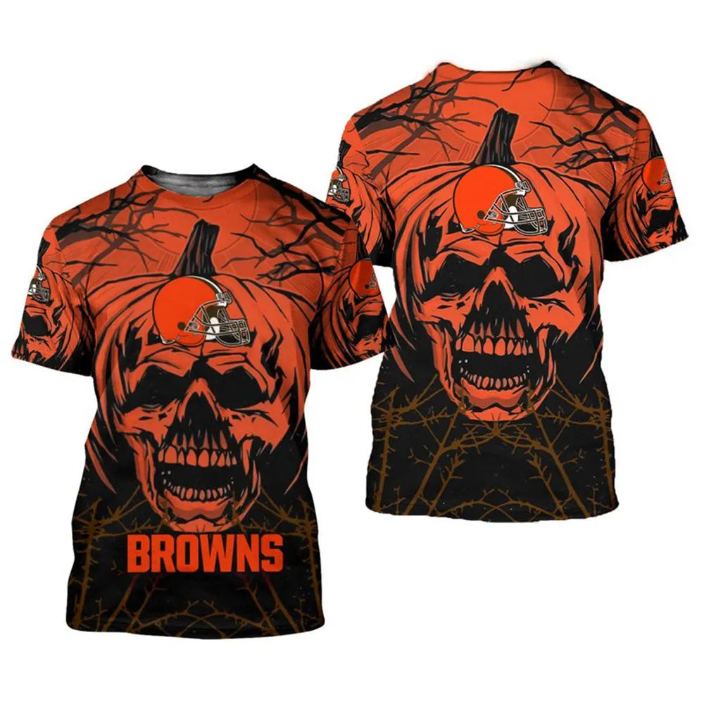 Cleveland Browns x Halloween 3D T-shirt HA40