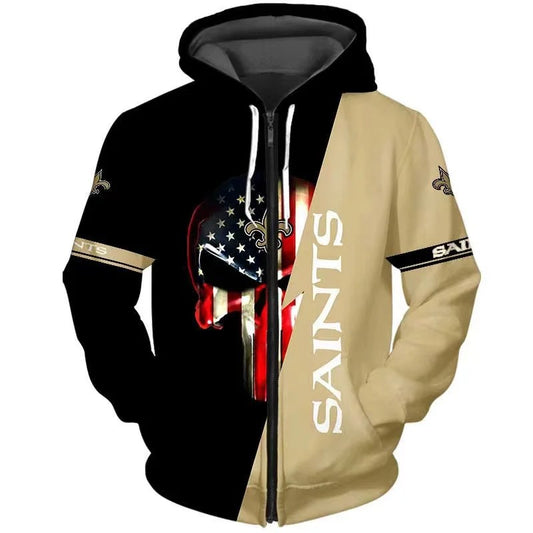 New Orleans Saints x Halloween 3D Hoodie HA193