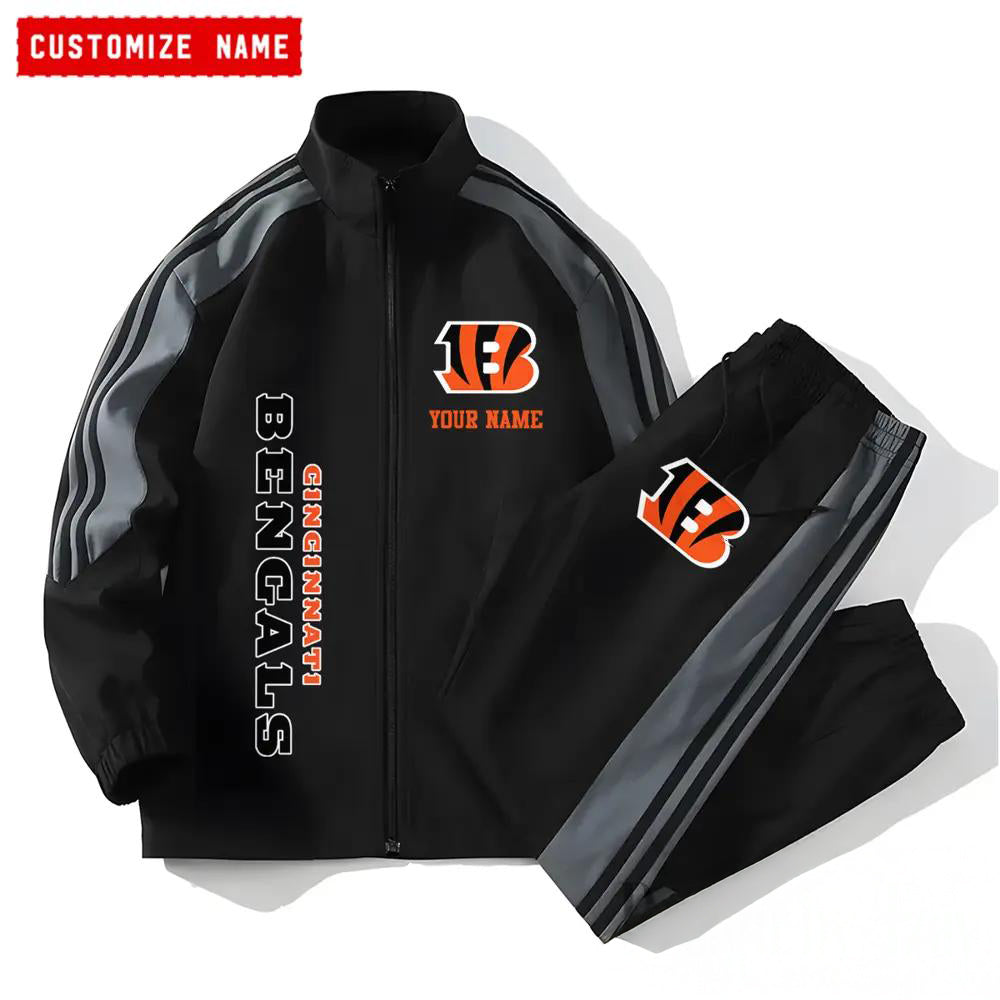 Cincinnati Bengals Combo Versatile Sports Jacket And Pants EM02