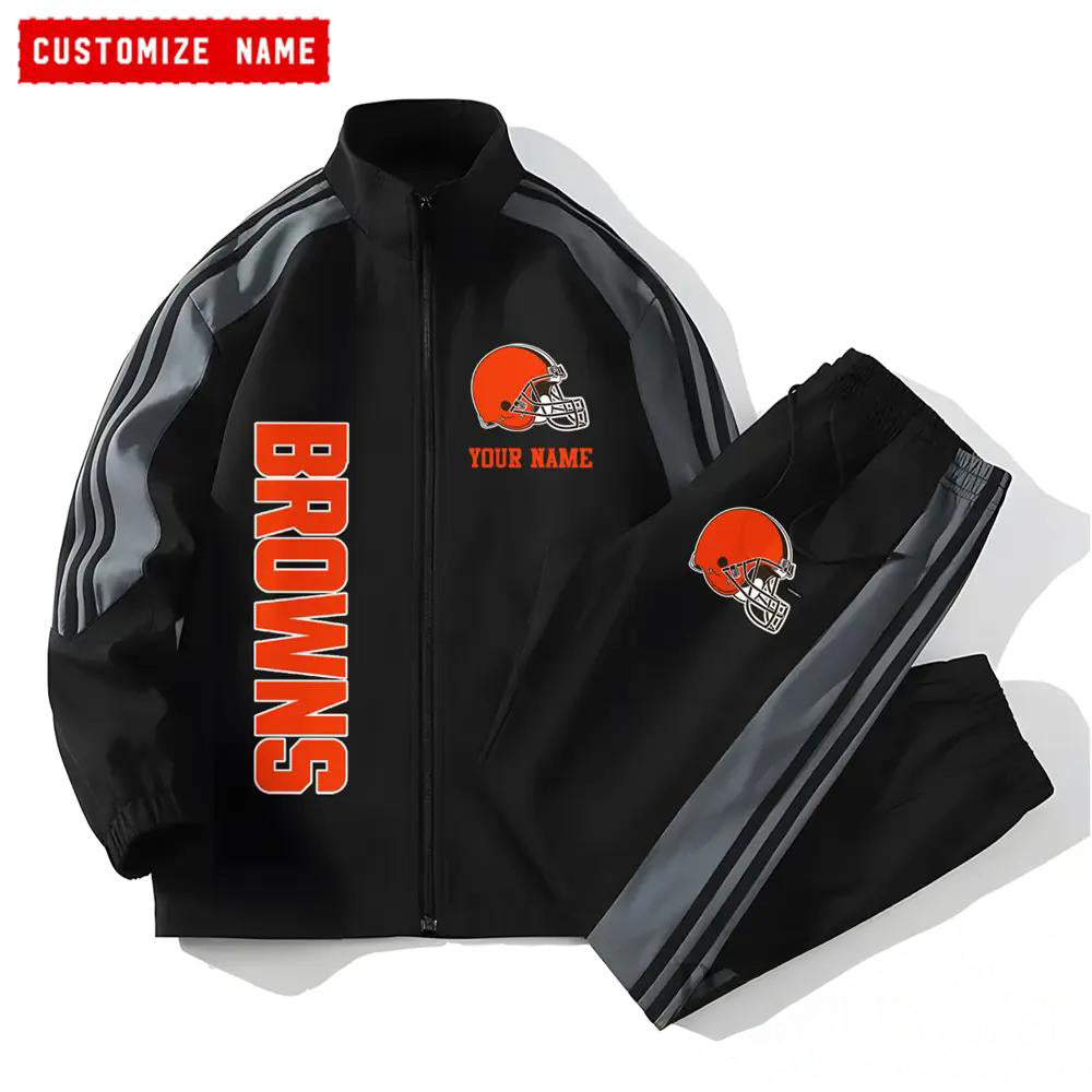 Cleveland Browns Combo Versatile Sports Jacket And Pants EM03
