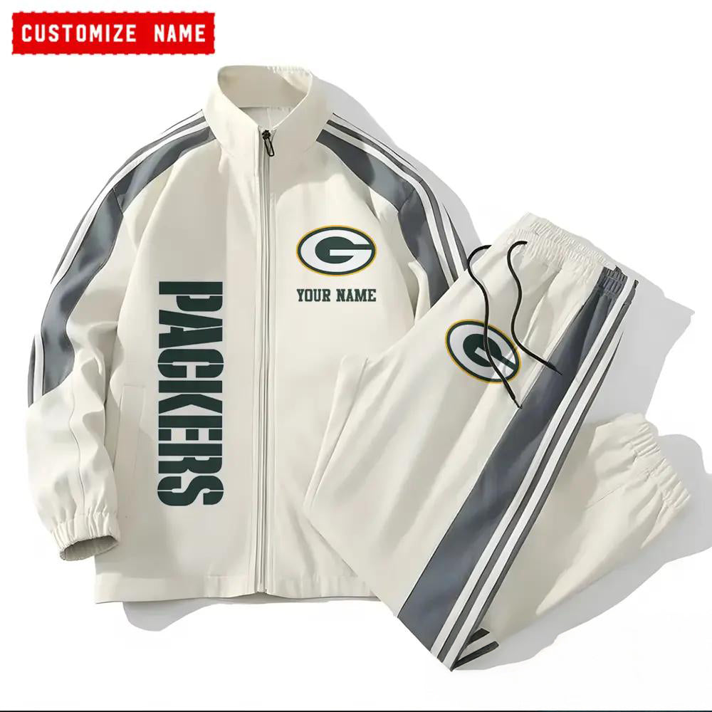 Green Bay Packers Combo Versatile Sports Jacket And Pants EM07