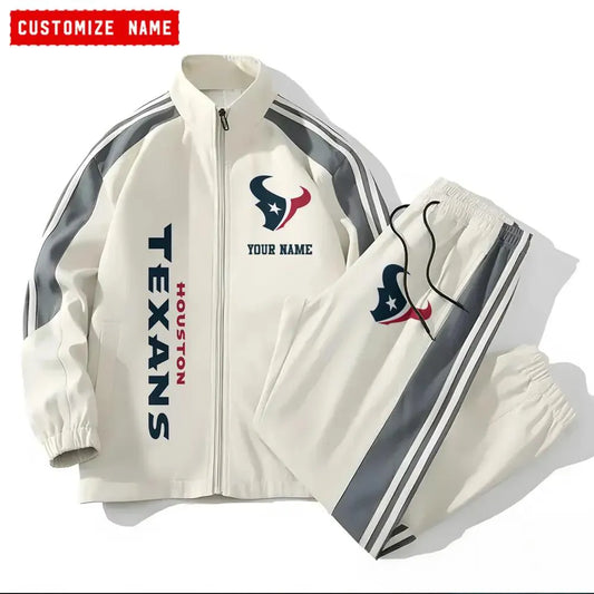 Houston Texans Combo Versatile Sports Jacket And Pants EM08