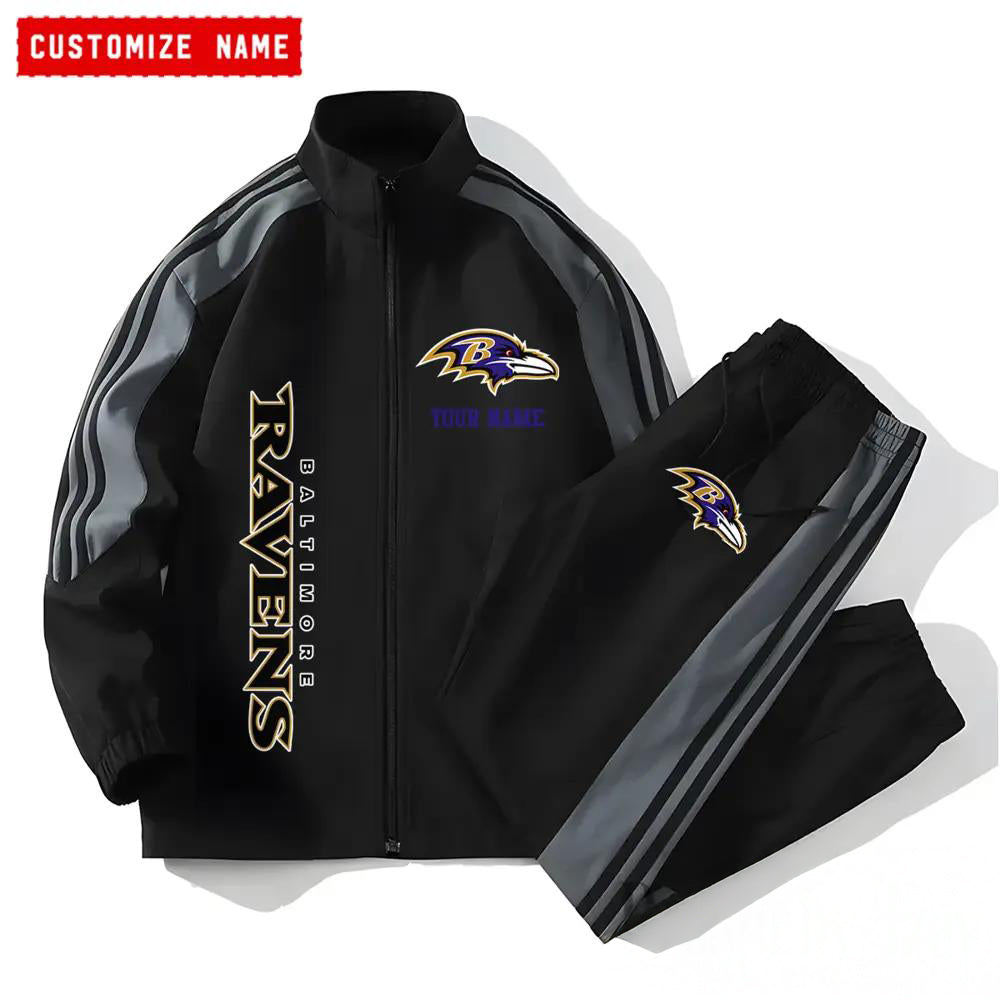 Baltimore Ravens Combo Versatile Sports Jacket And Pants EM13