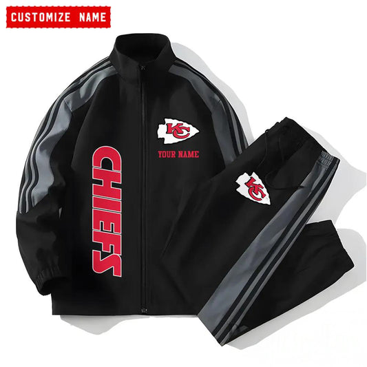 Kansas City Chiefs Combo Versatile Sports Jacket And Pants EM15