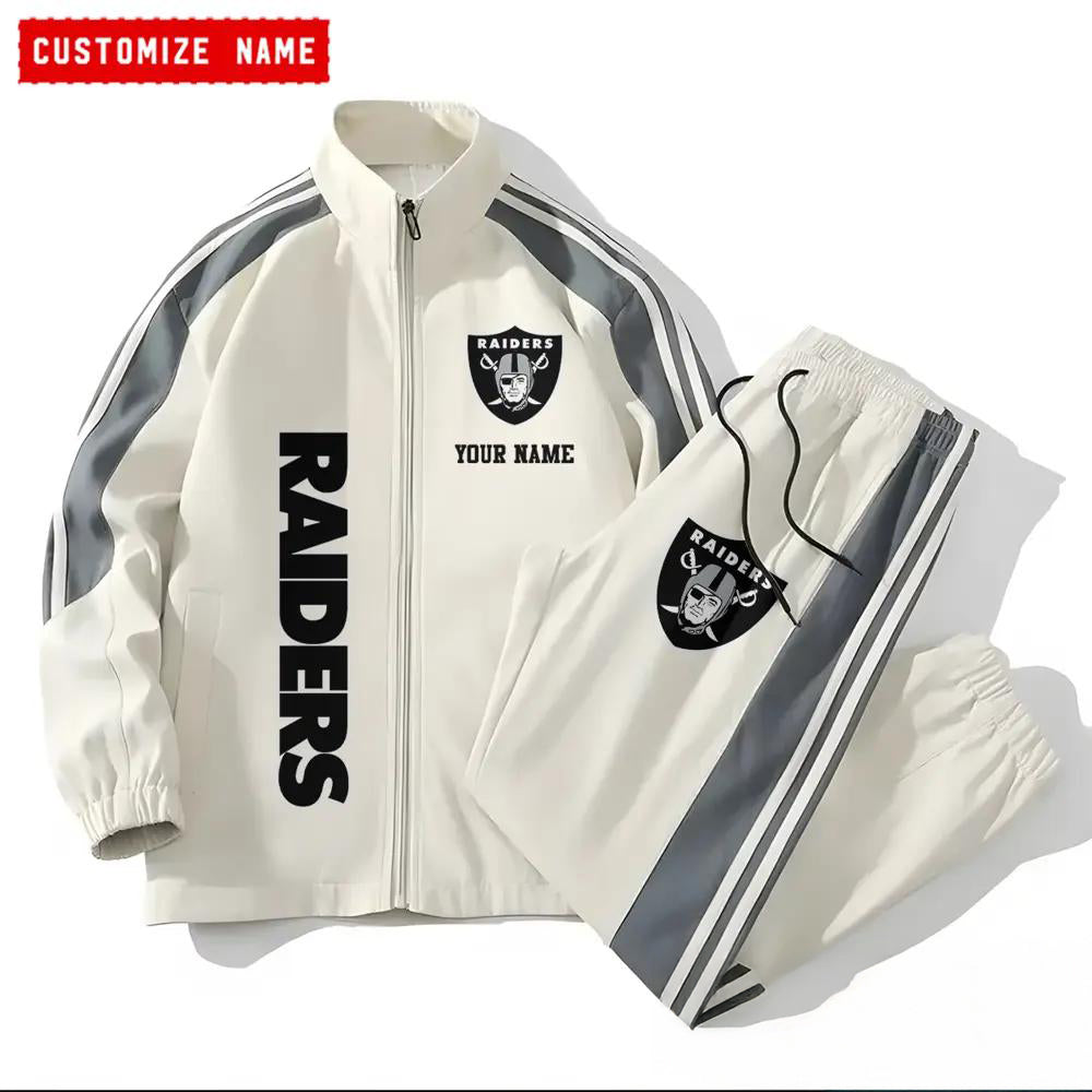 Las Vegas Raiders Combo Versatile Sports Jacket And Pants EM17