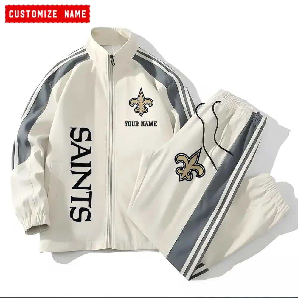 New Orleans Saints Combo Versatile Sports Jacket And Pants EM22
