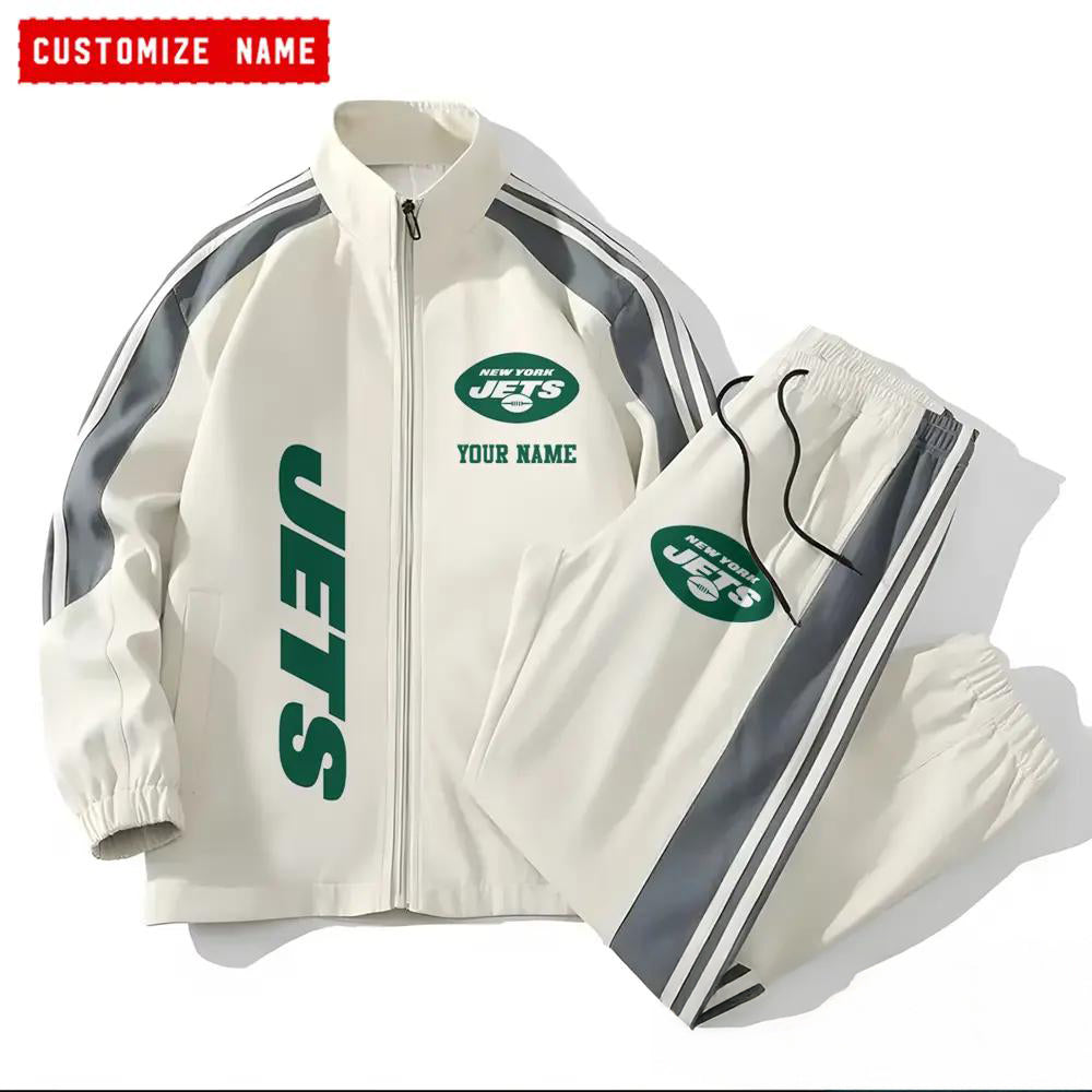 New York Jets Combo Versatile Sports Jacket And Pants EM24