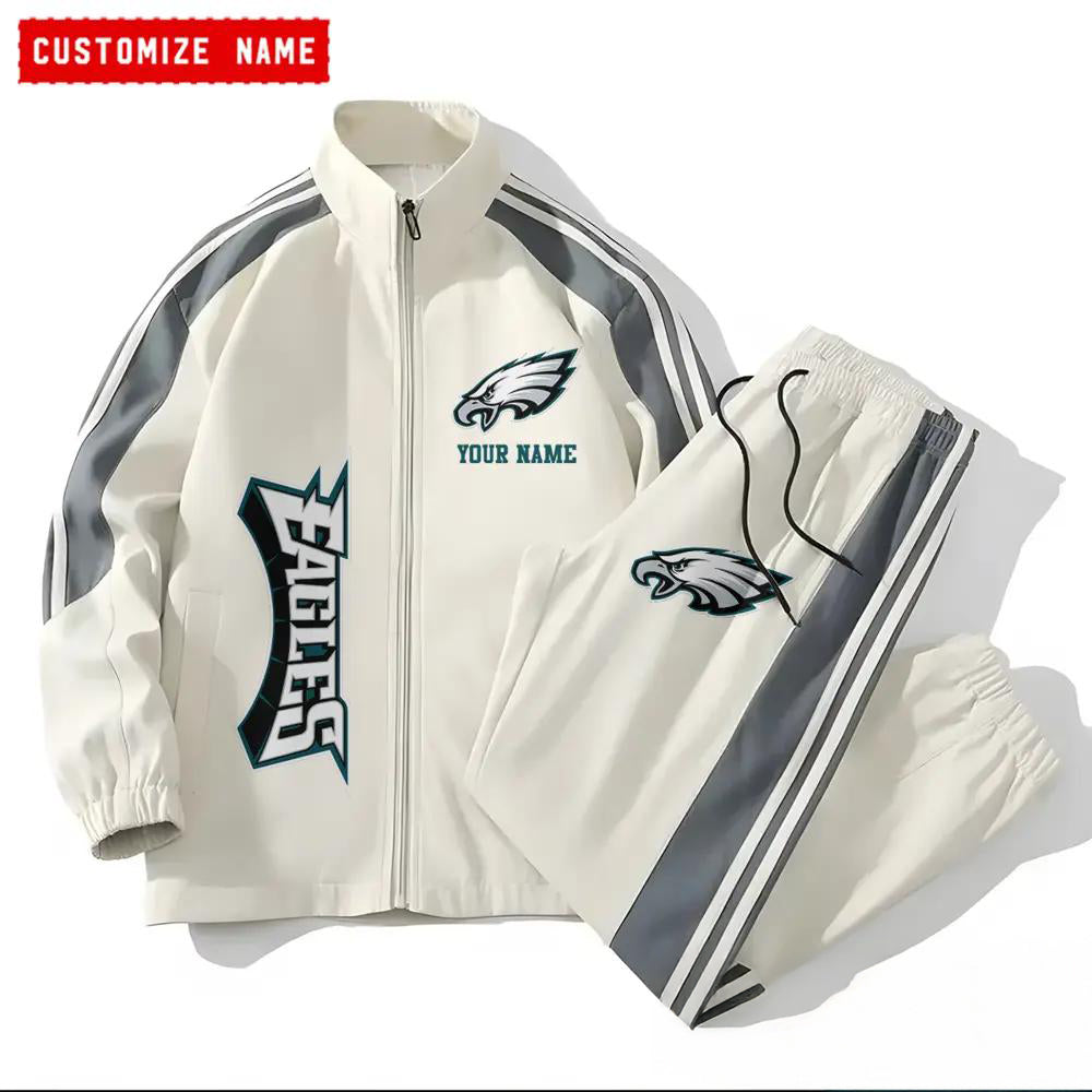 Philadelphia Eagles Combo Versatile Sports Jacket And Pants EM25