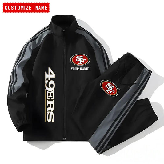 San Francisco 49ers Combo Versatile Sports Jacket And Pants EM27