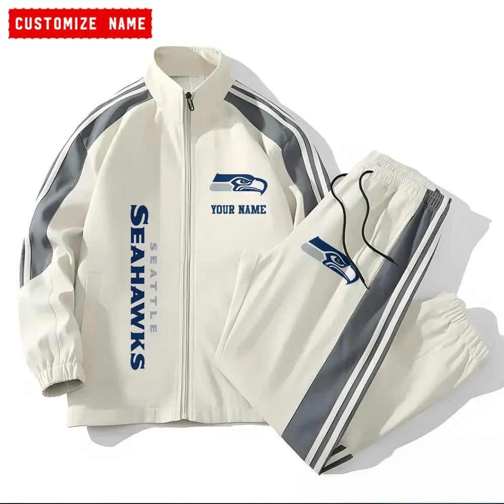 Seattle Seahawks Combo Versatile Sports Jacket And Pants EM28