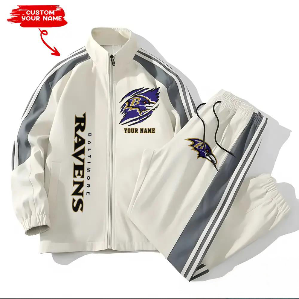 Baltimore Ravens Combo Versatile Sports Jacket And Pants EM36