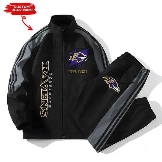 Baltimore Ravens Combo Versatile Sports Jacket And Pants EM36