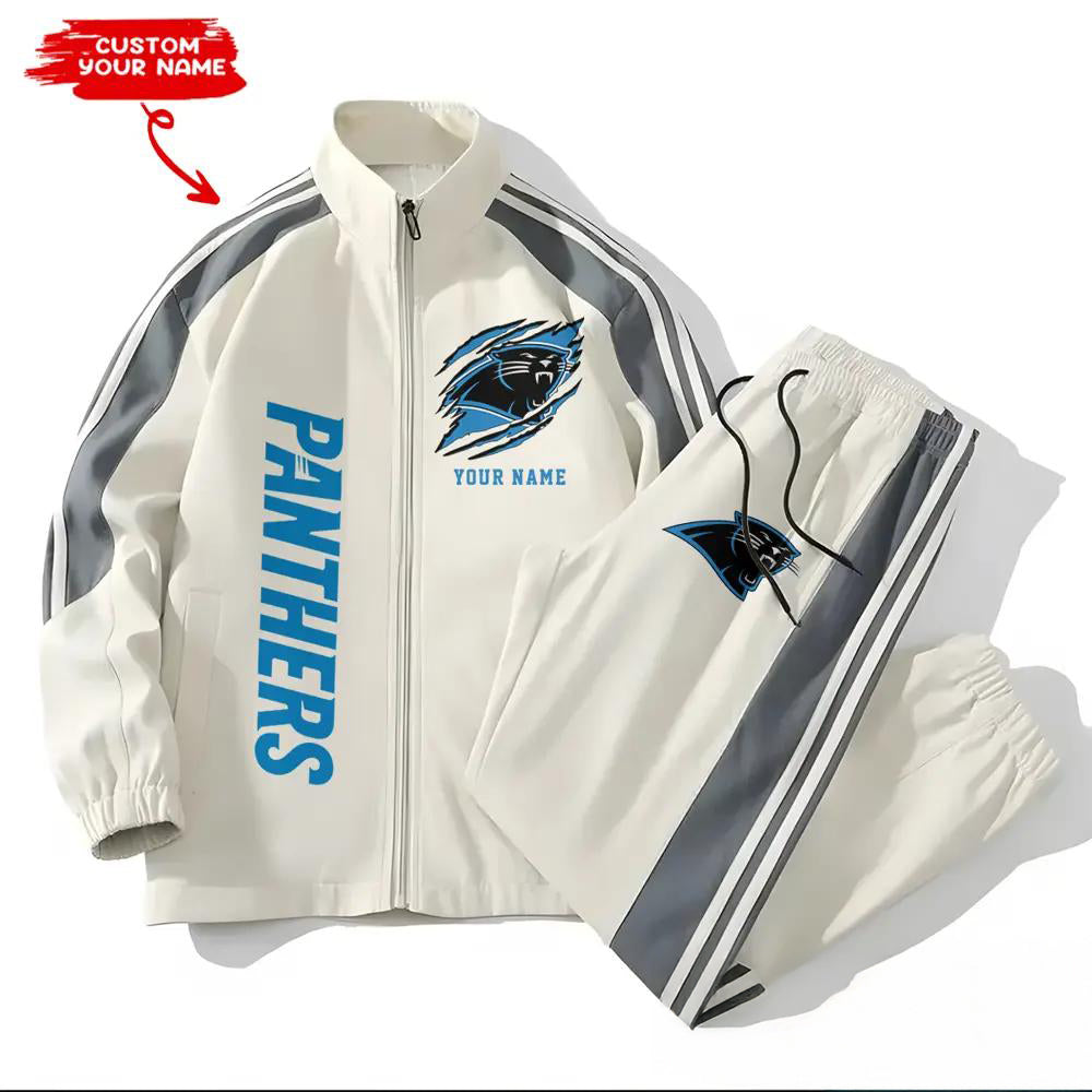Carolina Panthers Combo Versatile Sports Jacket And Pants EM38