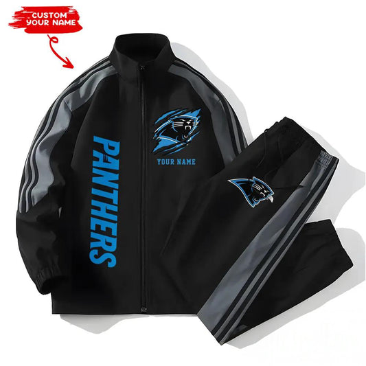 Carolina Panthers Combo Versatile Sports Jacket And Pants EM38