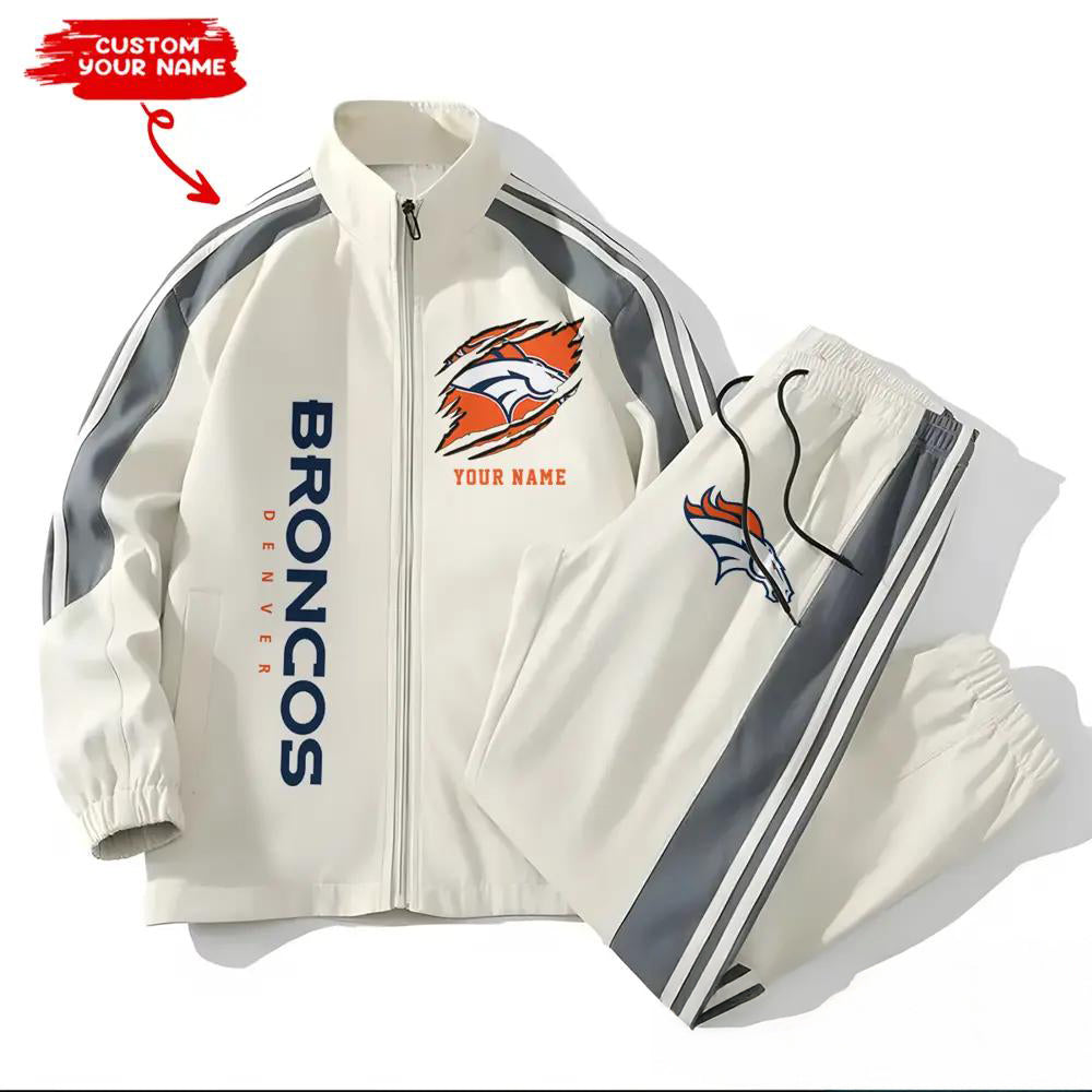 Denver Broncos Combo Versatile Sports Jacket And Pants EM43