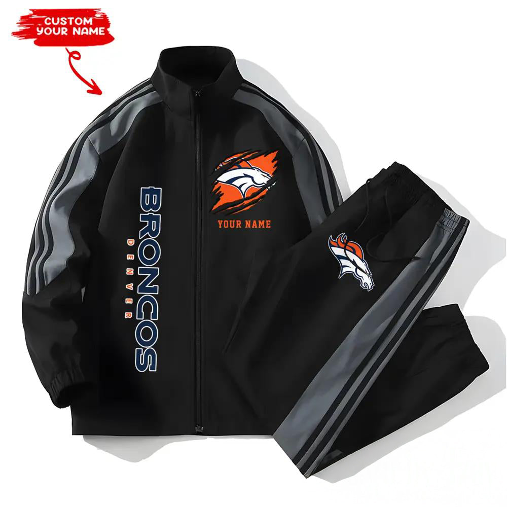 Denver Broncos Combo Versatile Sports Jacket And Pants EM43