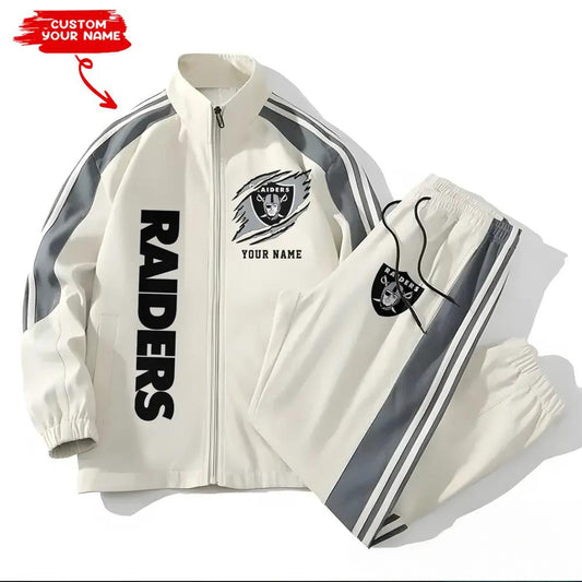 Las Vegas Raiders Combo Versatile Sports Jacket And Pants EM50