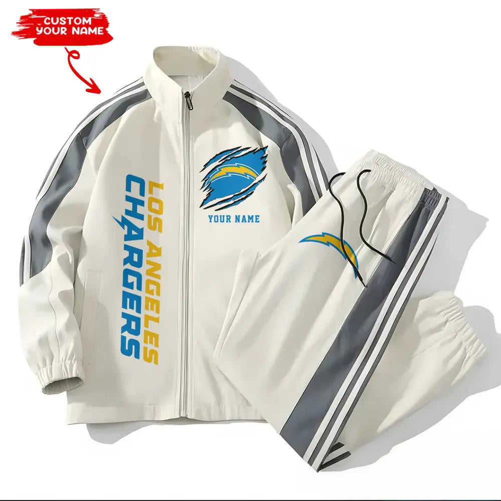 Los Angeles Chargers Combo Versatile Sports Jacket And Pants EM51
