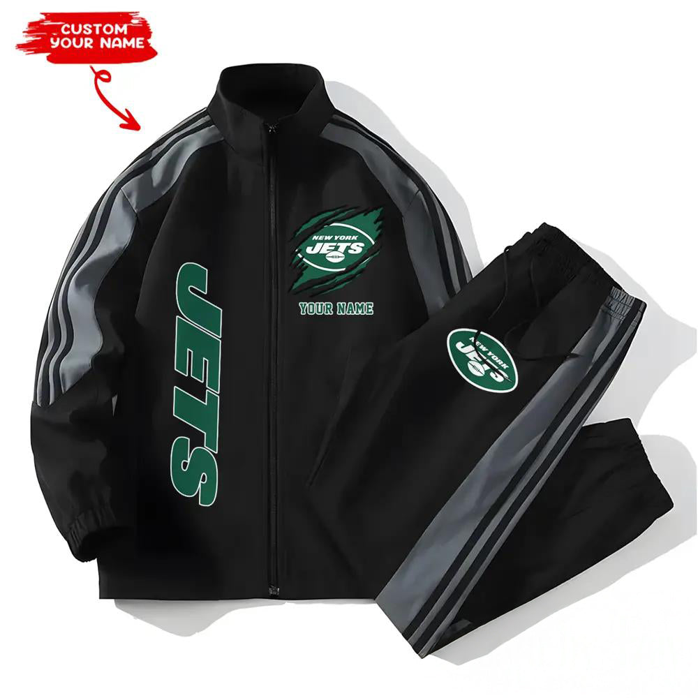 New York Jets Combo Versatile Sports Jacket And Pants EM58