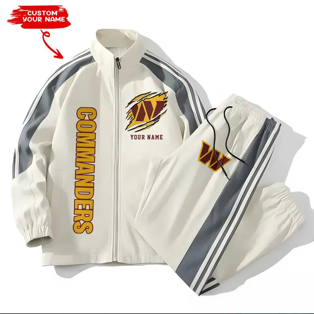 Washington Commanders Combo Versatile Sports Jacket And Pants EM63