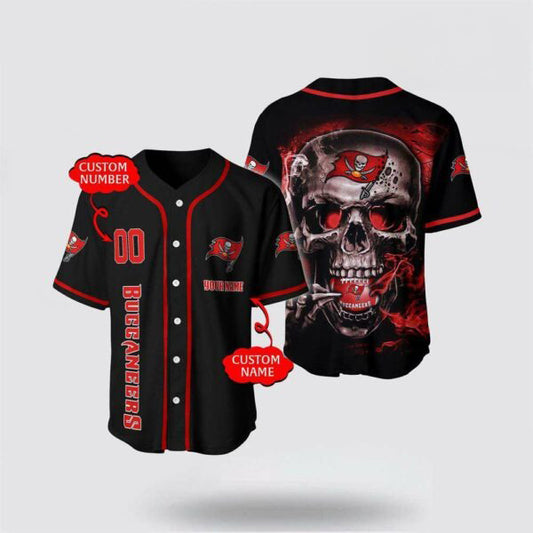 Tampa Bay Buccaneers x Halloween Custom Baseball Jersey HA176