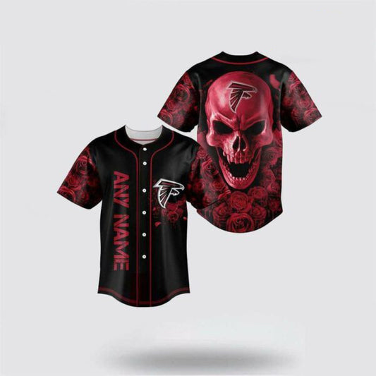 Atlanta Falcons Halloween x Custom Baseball Jersey HA195