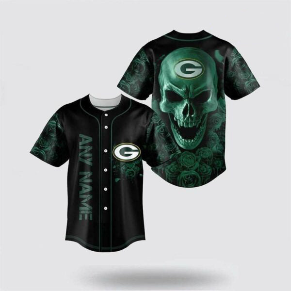 Green Bay Packers Halloween x Custom Baseball Jersey HA196
