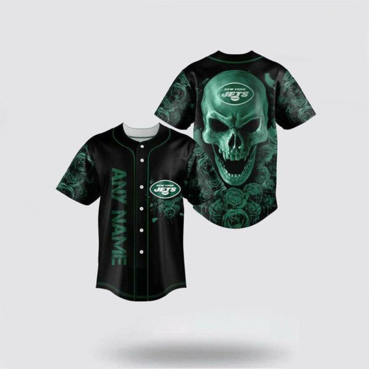 New York Jets Halloween x Custom Baseball Jersey HA211