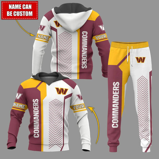 Washington Commanders Personalized Hoodie and Joggers AZCHD948