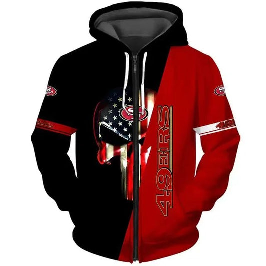 San Francisco 49ers x Halloween 3D Hoodie HA198