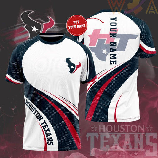 Houston Texans Personalized 3D T-shirt BG372