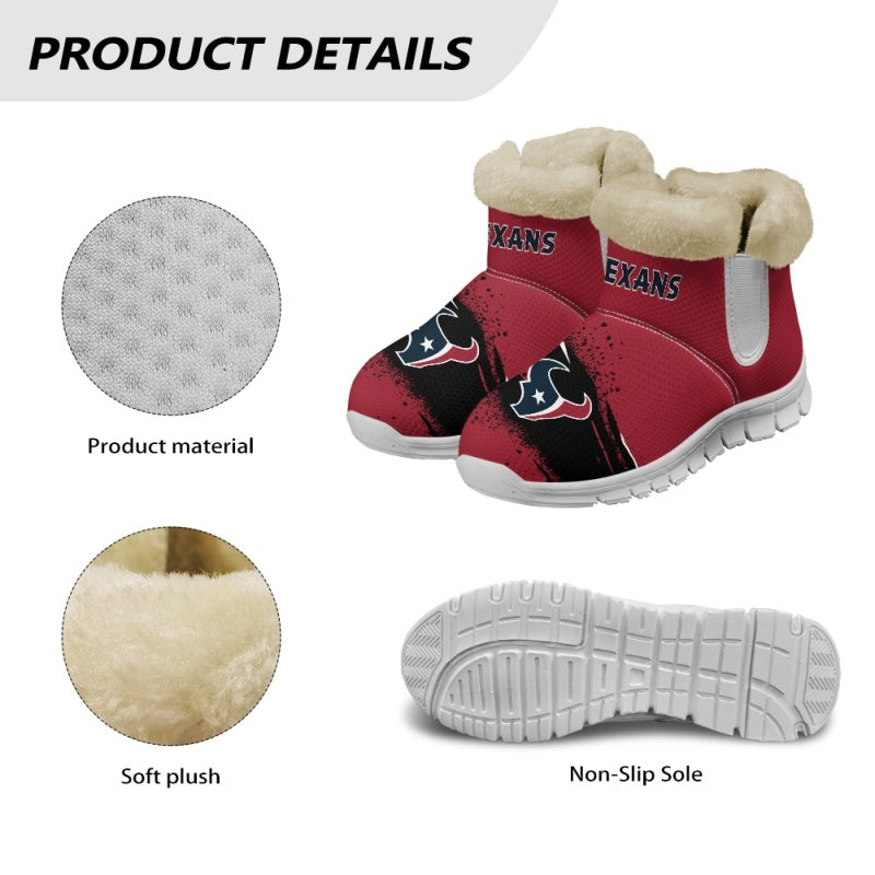Houston Texans Comfy Winter Snow Boots AZDDWSB000088