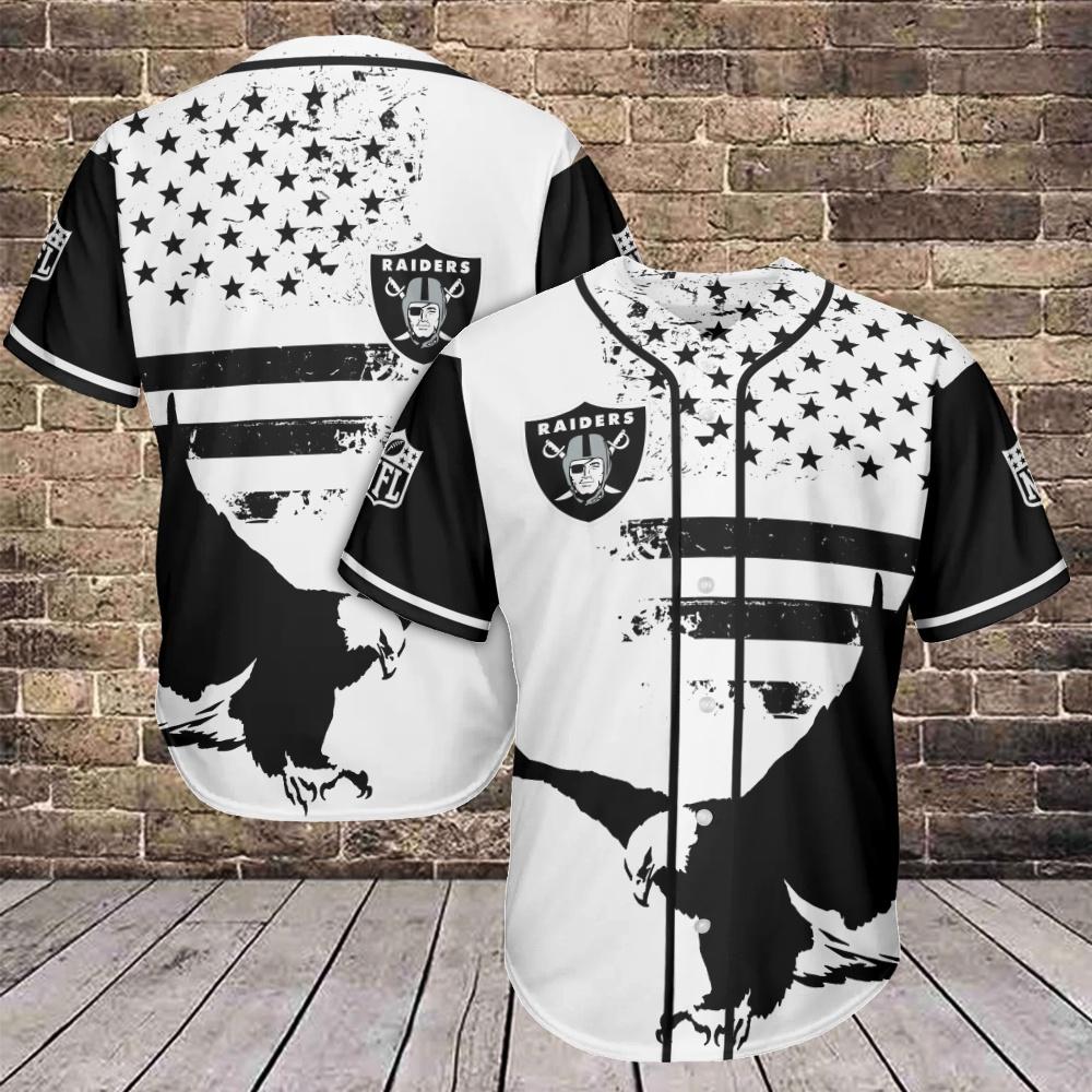 Las Vegas Raiders Baseball Jersey AZCBJS363