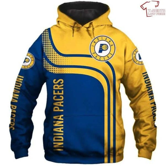 Indiana Pacers All Over Printed Hoodie BB689
