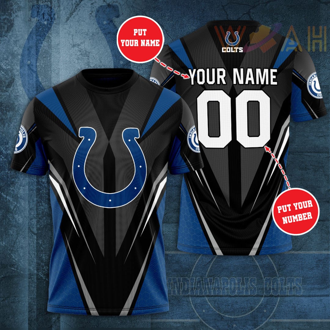 Indianapolis Colts Personalized 3D T-shirt BG374