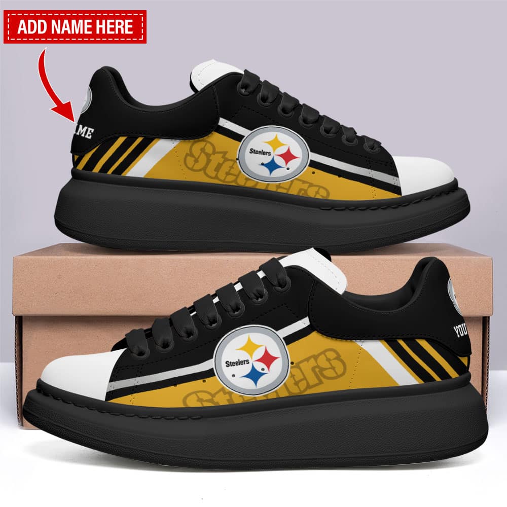 Pittsburgh Steelers Personalized MQ Sneakers BG45