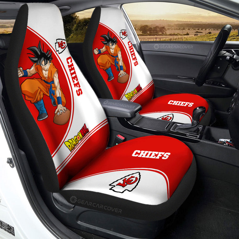 Kansas City Chiefs Car Seat Covers Goku AZBTCSC000024