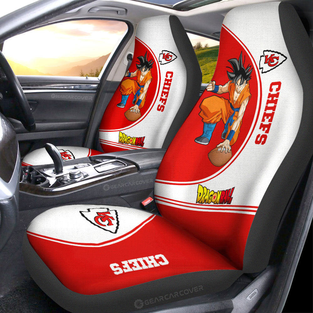 Kansas City Chiefs Car Seat Covers Goku AZBTCSC000024