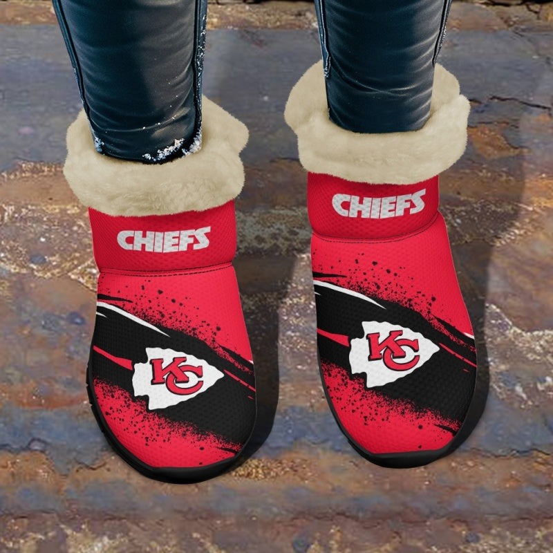 Kansas City Chiefs Comfy Winter Snow Boots AZDDWSB000091