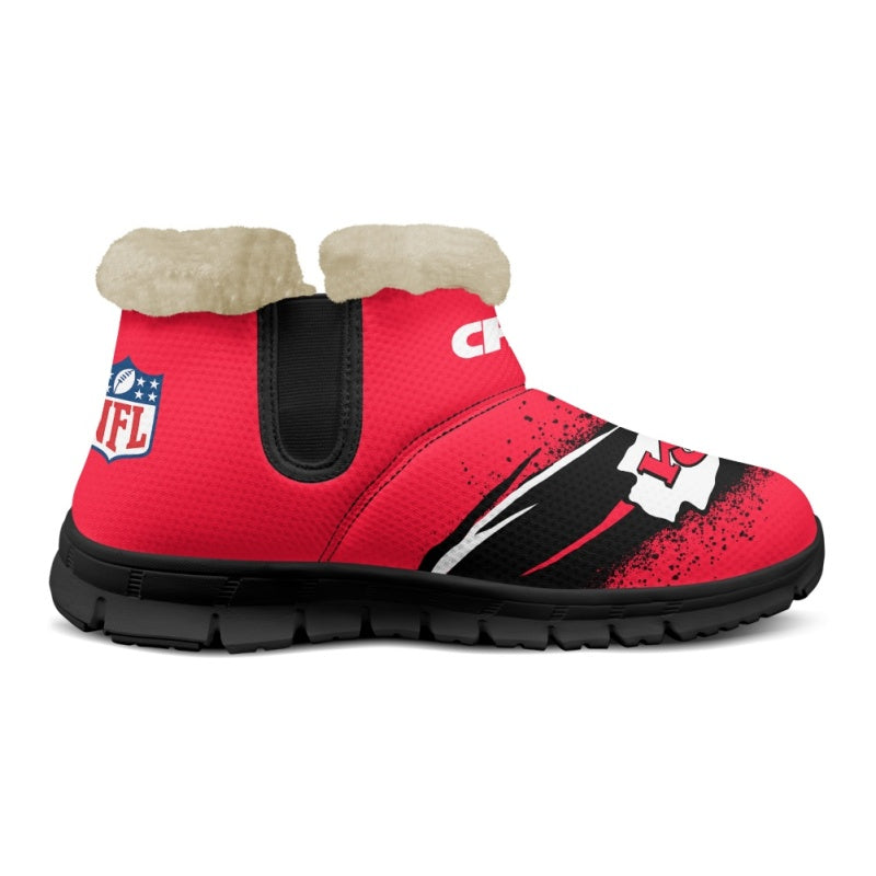 Kansas City Chiefs Comfy Winter Snow Boots AZDDWSB000091