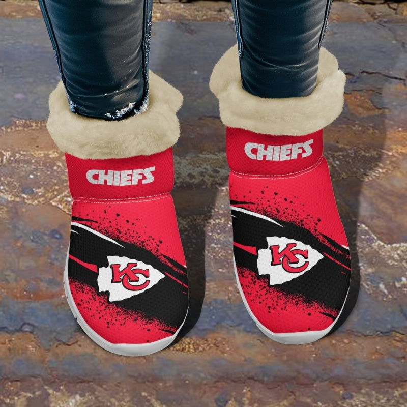 Kansas City Chiefs Comfy Winter Snow Boots AZDDWSB000091